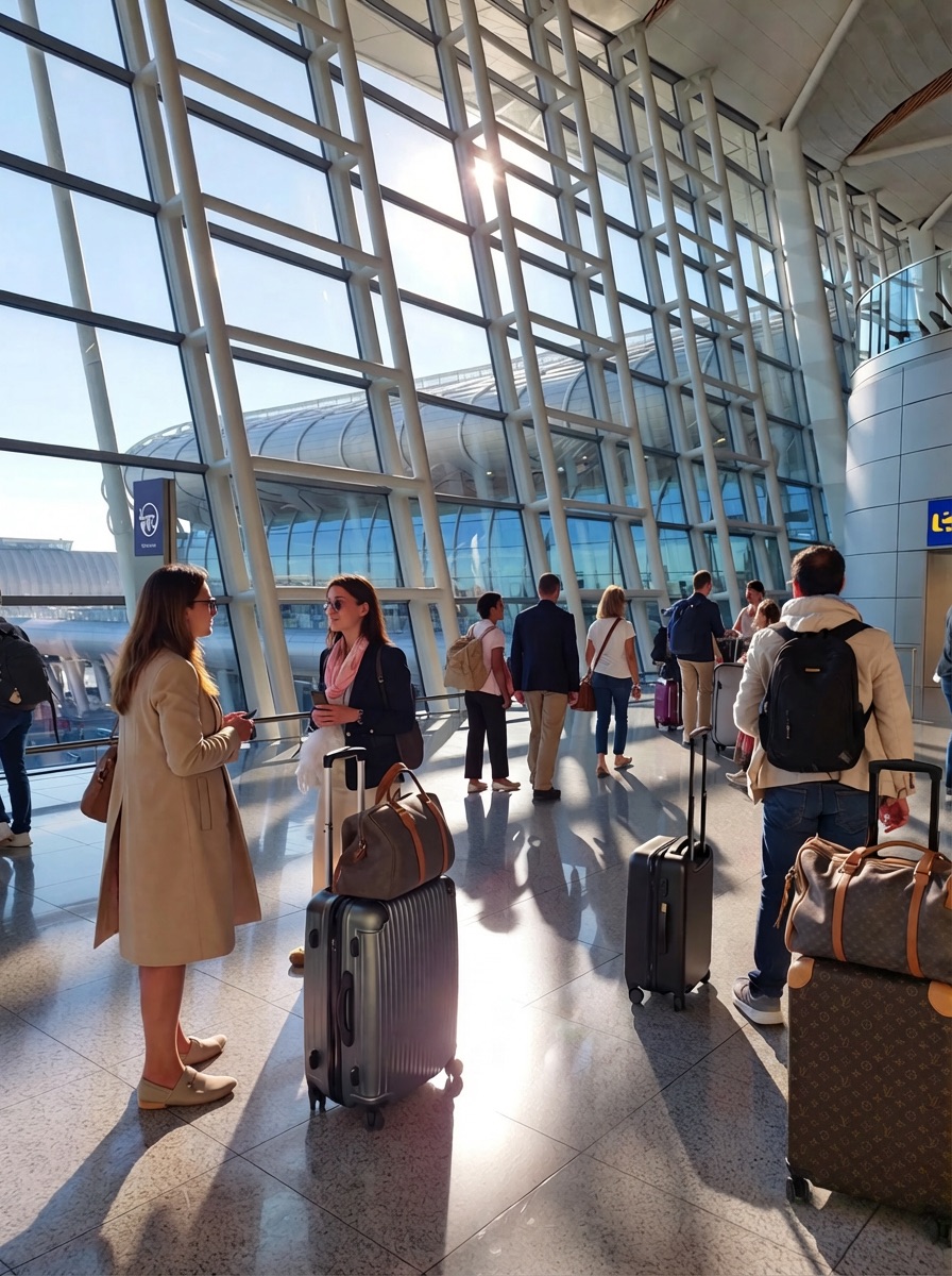 Louis Vuitton suitcase added via AI inpainting